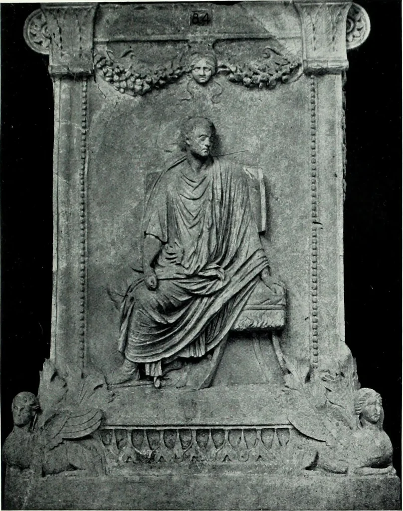 An illustration from Roman sculpture from Augustus to Constantine, 1907, leaf 228