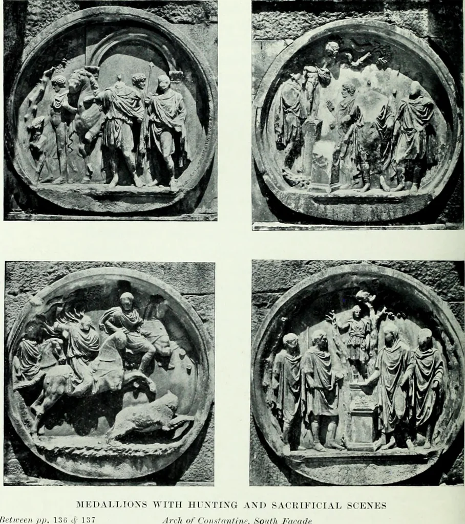 An illustration from Roman sculpture from Augustus to Constantine, 1907, leaf 241