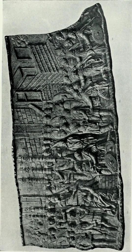 An illustration from Roman sculpture from Augustus to Constantine, 1907, leaf 318
