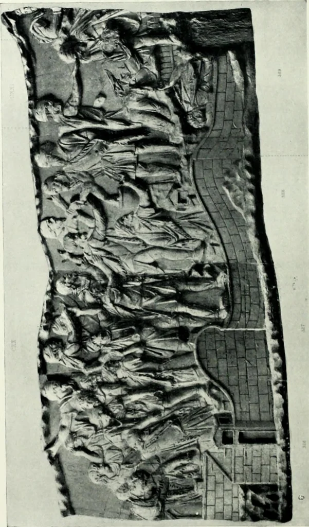 An illustration from Roman sculpture from Augustus to Constantine, 1907, leaf 343