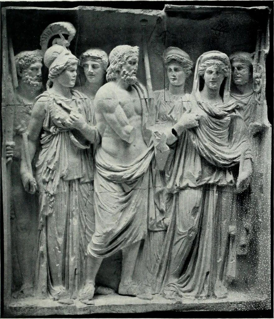 An illustration from Roman sculpture from Augustus to Constantine, 1907, leaf 366