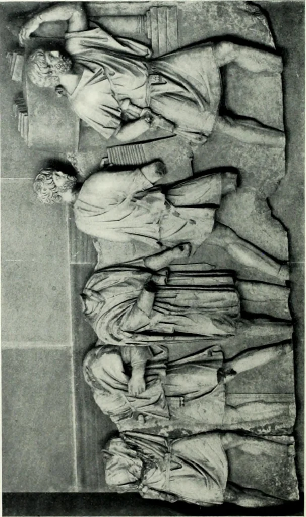 An illustration from Roman sculpture from Augustus to Constantine, 1907, leaf 399