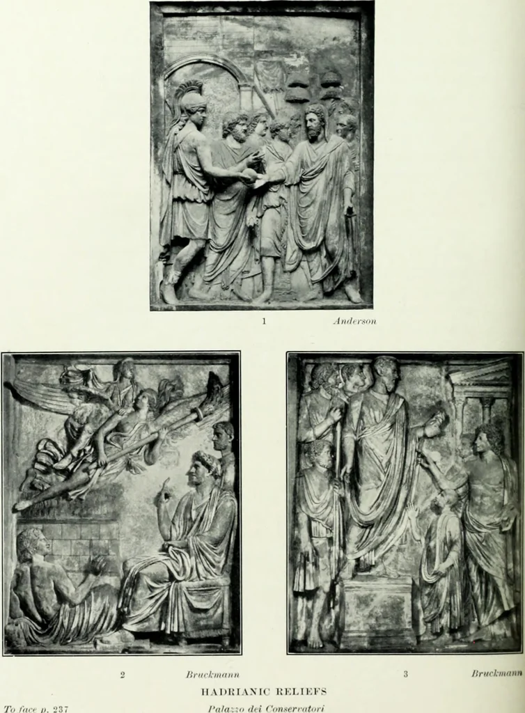 An illustration from Roman sculpture from Augustus to Constantine, 1907, leaf 403
