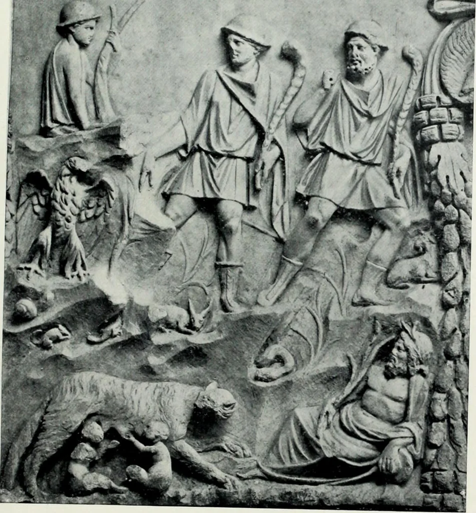 An illustration from Roman sculpture from Augustus to Constantine, 1907, leaf 414