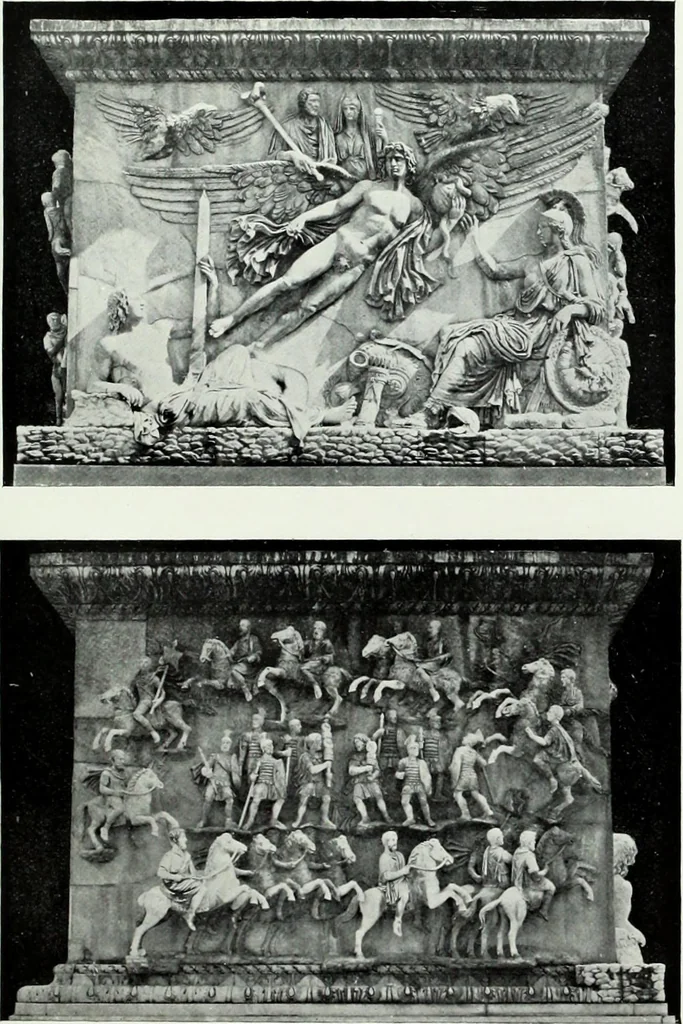 An illustration from Roman sculpture from Augustus to Constantine, 1907, leaf 458
