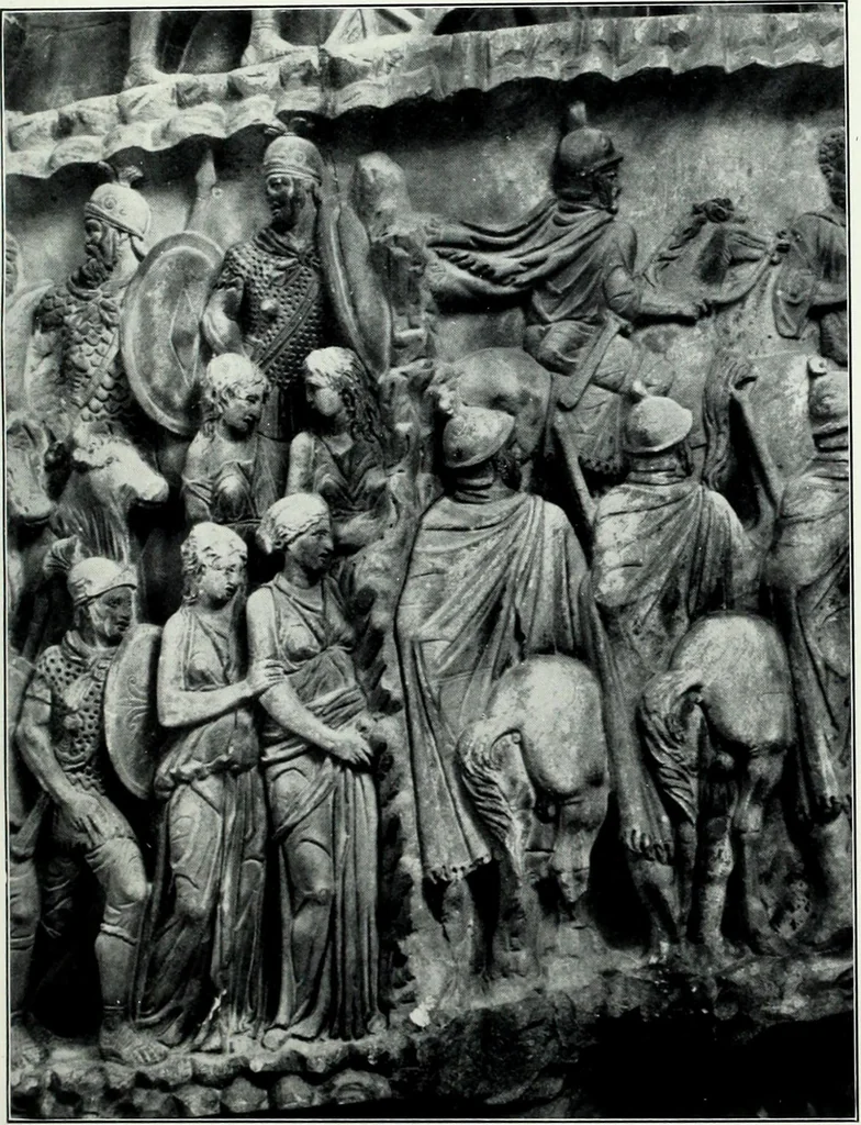 An illustration from Roman sculpture from Augustus to Constantine, 1907, leaf 486