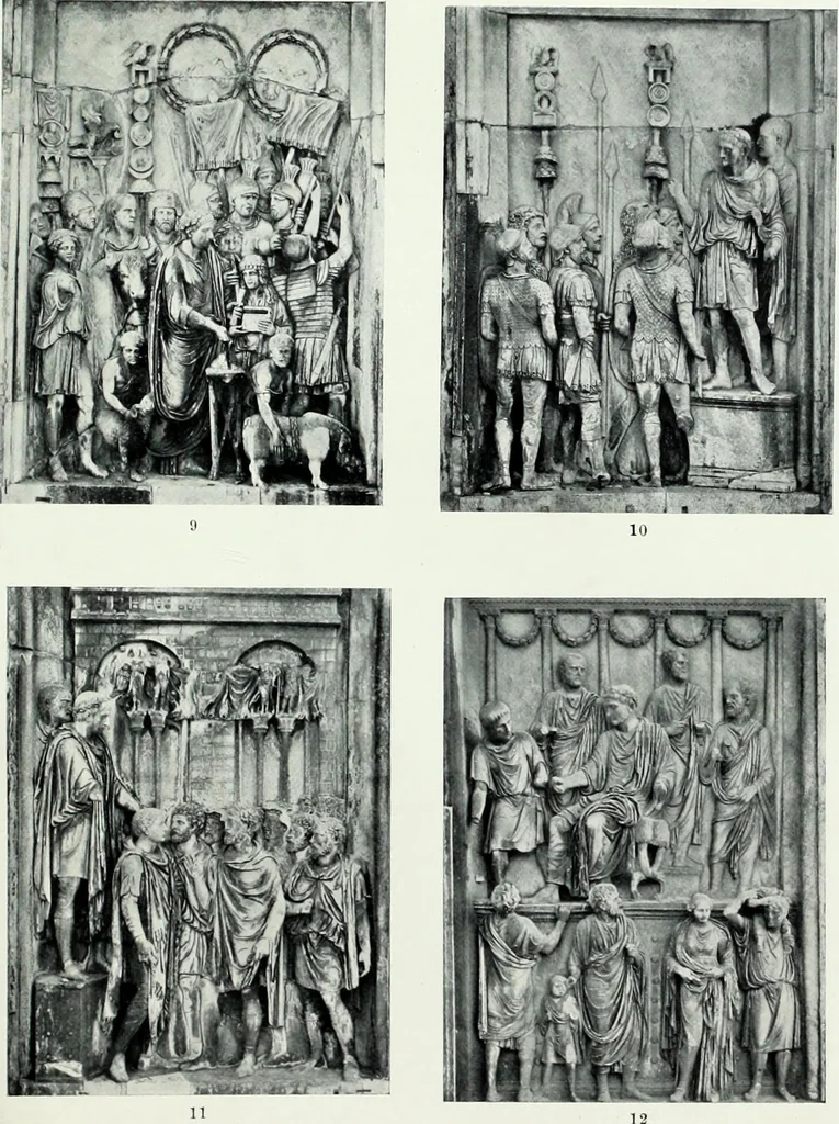 An illustration from Roman sculpture from Augustus to Constantine, 1907, leaf 502