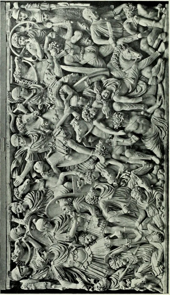 An illustration from Roman sculpture from Augustus to Constantine, 1907, leaf 545