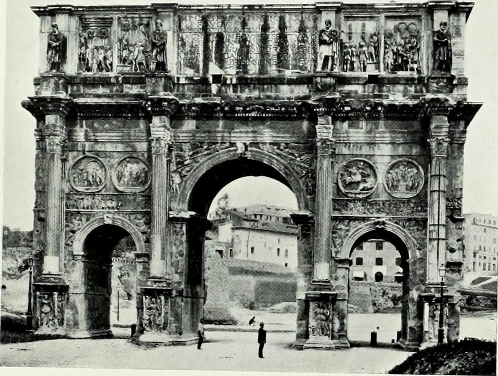 An illustration from Roman sculpture from Augustus to Constantine, 1907, leaf 556