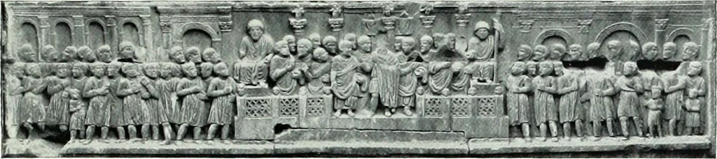 An illustration from Roman sculpture from Augustus to Constantine, 1907, leaf 562