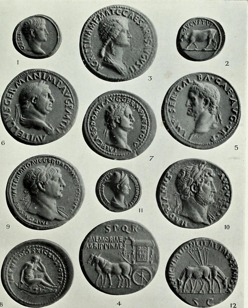 An illustration from Roman sculpture from Augustus to Constantine, 1907, leaf 604