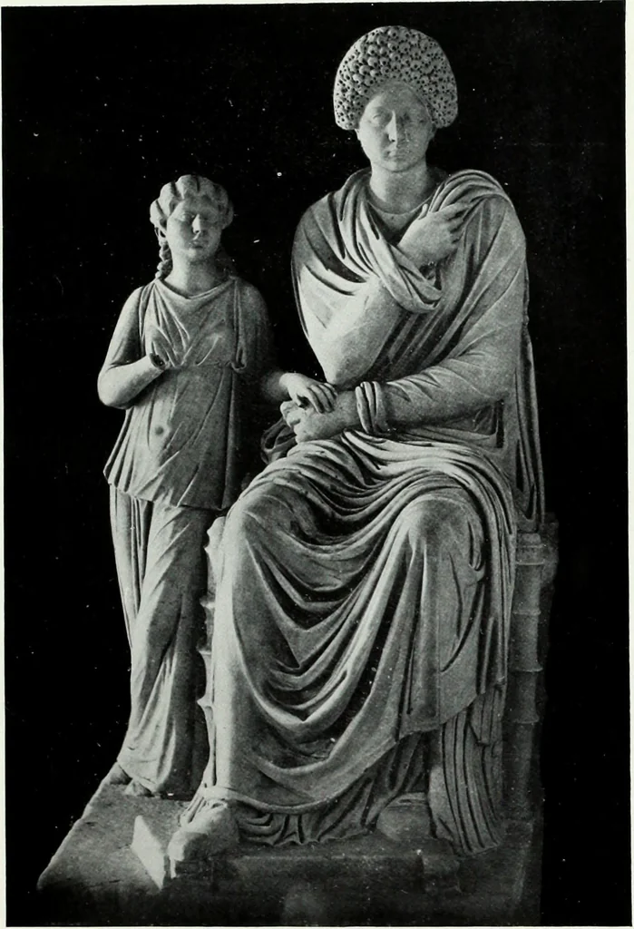 An illustration from Roman sculpture from Augustus to Constantine, 1907, leaf 620