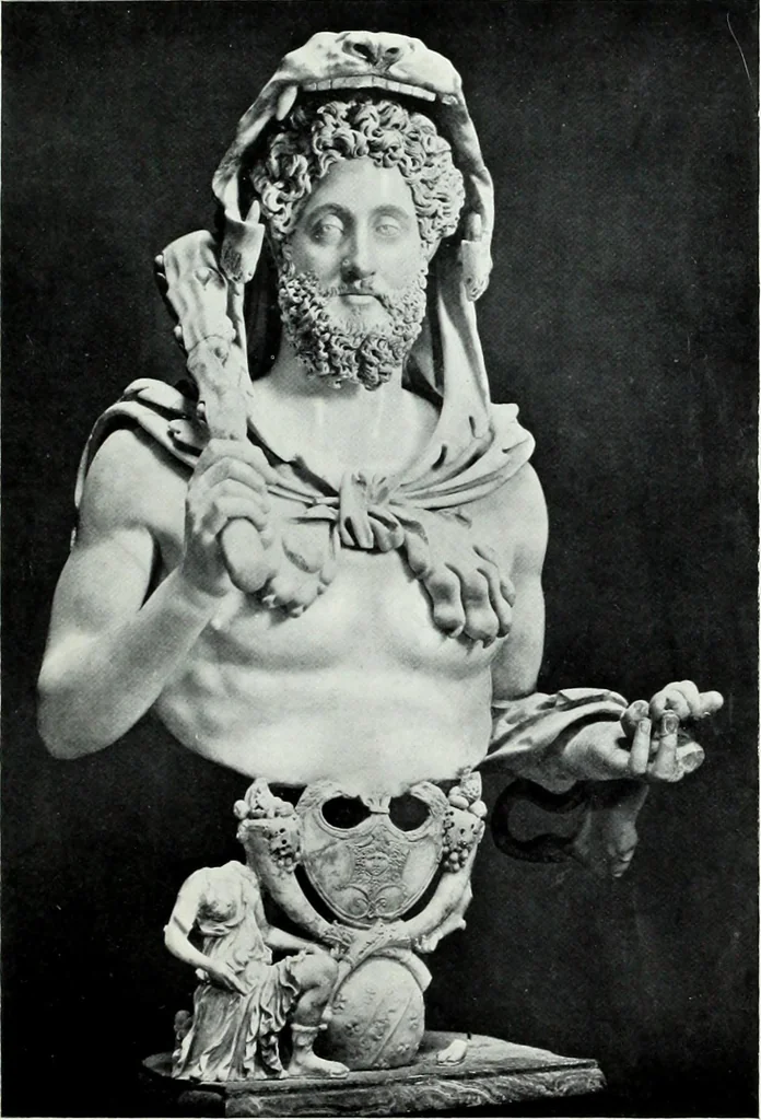 An illustration from Roman sculpture from Augustus to Constantine, 1907, leaf 640