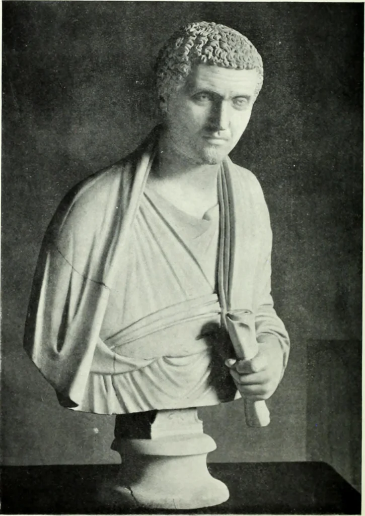 An illustration from Roman sculpture from Augustus to Constantine, 1907, leaf 663