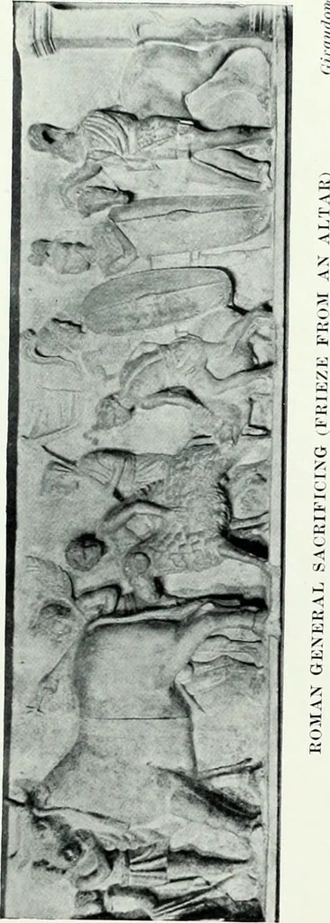 An illustration from Roman sculpture from Augustus to Constantine, 1907, leaf 70