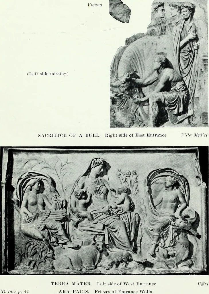 An illustration from Roman sculpture from Augustus to Constantine, 1907, leaf 84