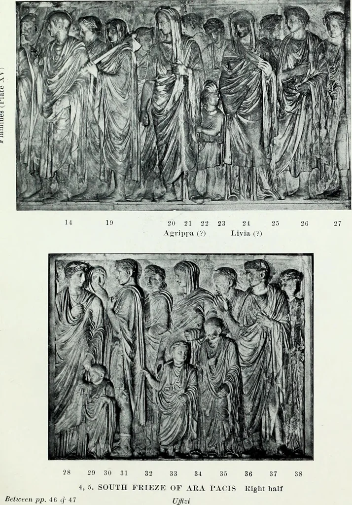 An illustration from Roman sculpture from Augustus to Constantine, 1907, leaf 94