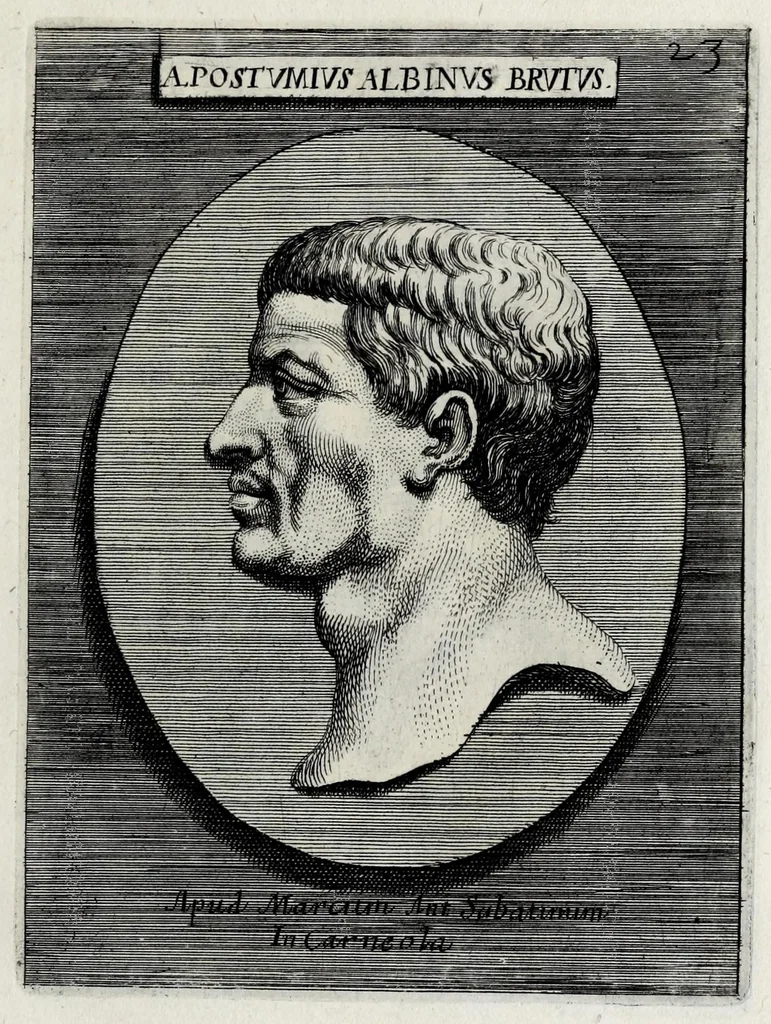 An illustration from Romanum museum, sive, Thesaurus eruditae antiquitatis : in quo gemmae, idola, insignia sacerdotalia, instrumenta sacrificijs inservientia, lucernae, vasa, bullae, armillae, fibulae, claves, annuli, tesserae, styli, strigiles, gutti, phialae lacrymatoriae, vota, signa militaria, &c. centum & septuaginta tabulis aeneis incisa referuntur ac dilucidantur, 1690, leaf 103