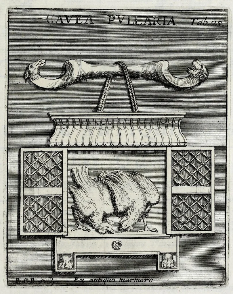 An illustration from Romanum museum, sive, Thesaurus eruditae antiquitatis : in quo gemmae, idola, insignia sacerdotalia, instrumenta sacrificijs inservientia, lucernae, vasa, bullae, armillae, fibulae, claves, annuli, tesserae, styli, strigiles, gutti, phialae lacrymatoriae, vota, signa militaria, &c. centum & septuaginta tabulis aeneis incisa referuntur ac dilucidantur, 1690, leaf 367