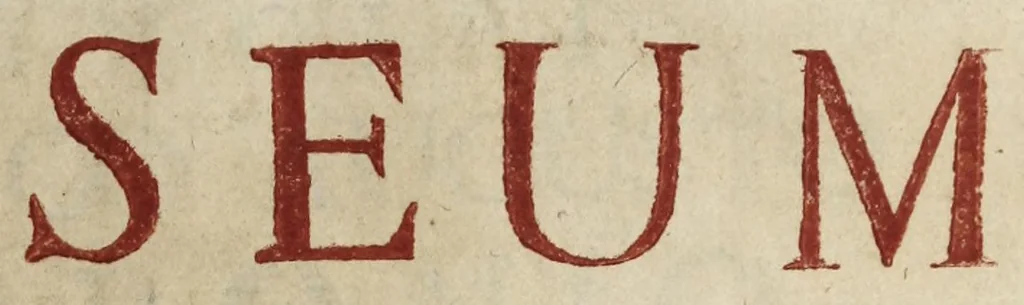 An illustration from Romanum museum, sive, Thesaurus eruditae antiquitatis : in quo gemmae, idola, insignia sacerdotalia, instrumenta sacrificijs inservientia, lucernae, vasa, bullae, armillae, fibulae, claves, annuli, tesserae, styli, strigiles, gutti, phialae lacrymatoriae, vota, signa militaria, &c. centum & septuaginta tabulis aeneis incisa referuntur ac dilucidantur, 1690, leaf 9