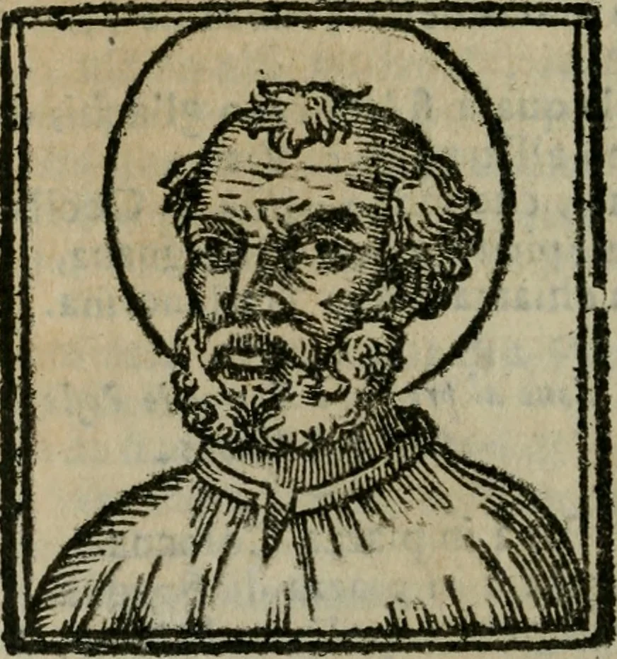 An illustration from Roma ricercata nel suo sito : con tutte le curiosità, che in essa si ritrouano, tanto antiche, come moderne, cioè chiese, monasterij, hospidali, collegij, seminarij, tempij, teatri, anfiteatri, naumachie, cerchi, fori, curie, palazzi, e statue, librarie, musei, pitture, sculture, & i nomi degli artefici, 1687, leaf 165