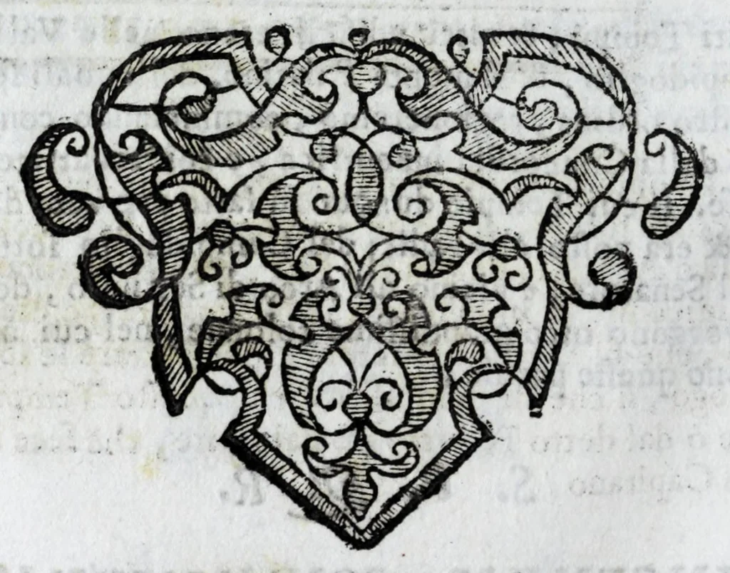 An illustration from Roma sacra, antica, e moderna : figurata e diuisa in tre parti, nella prima delle quali si contengono tutte le chiese, reliquie, stationi, indulgenze, ospedali, monasteri, compagnie, collegij seminari, pitture, e scolture, con la vita de' fondatori, e nomi degl' artefici : nella seconda si contiene la genealogia di Romolo, la serie de i rè, consoli e imperatori, teatri, anfiteatri, naumachie, cerchij, fori, curie, palazzi, & altre antichità : nella terza si contiene la descrittione dello stato presente secondo l'ordine di quattordici rioni, con le loro strade, piazze, fontane ... medaglie di tutti i pontefici delineate dal famoso Tempesta, e nomi dell' imperatori, rè, e duchi : cauate da Tito Liuio ... & altri graui autori : con tauola copiosa, & aggionta di tutte le cose notabili, 1687, leaf 694