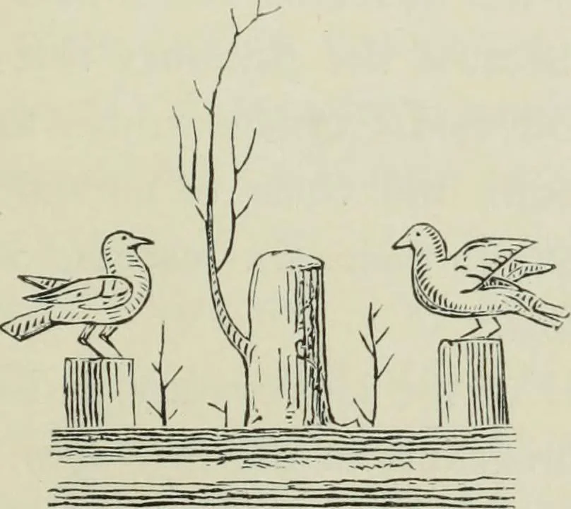 An illustration from Roma Sotterranea; or, Some account of the Roman catacombs especially of the cemetery of San Callisto, compiled from the works of Commendatore de Rossi with the consent of the author, 1869, leaf 212