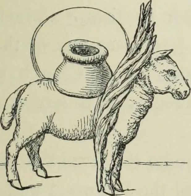 An illustration from Roma Sotterranea; or, Some account of the Roman catacombs especially of the cemetery of San Callisto, compiled from the works of Commendatore de Rossi with the consent of the author, 1869, leaf 252