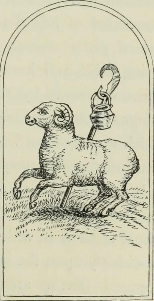 An illustration from Roma Sotterranea; or, Some account of the Roman catacombs especially of the cemetery of San Callisto, compiled from the works of Commendatore de Rossi with the consent of the author, 1869, leaf 252