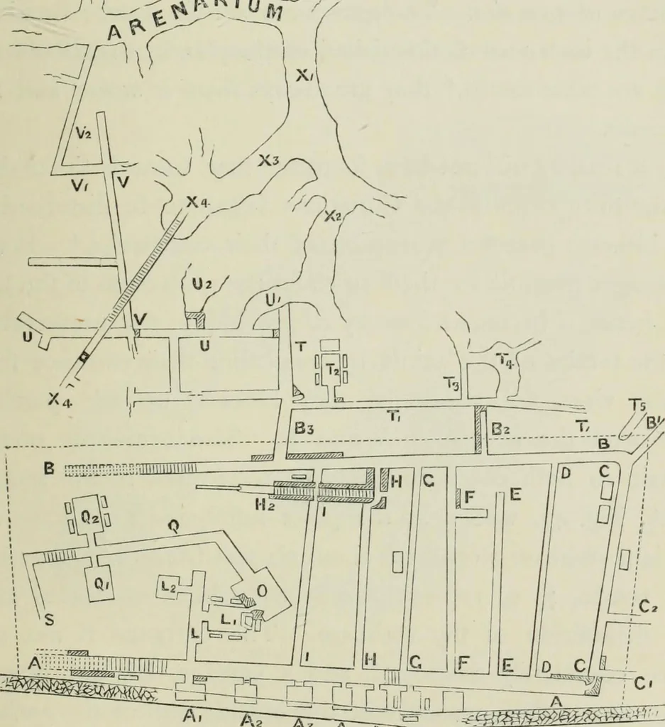 An illustration from Roma Sotterranea; or, Some account of the Roman catacombs especially of the cemetery of San Callisto, compiled from the works of Commendatore de Rossi with the consent of the author, 1869, leaf 372