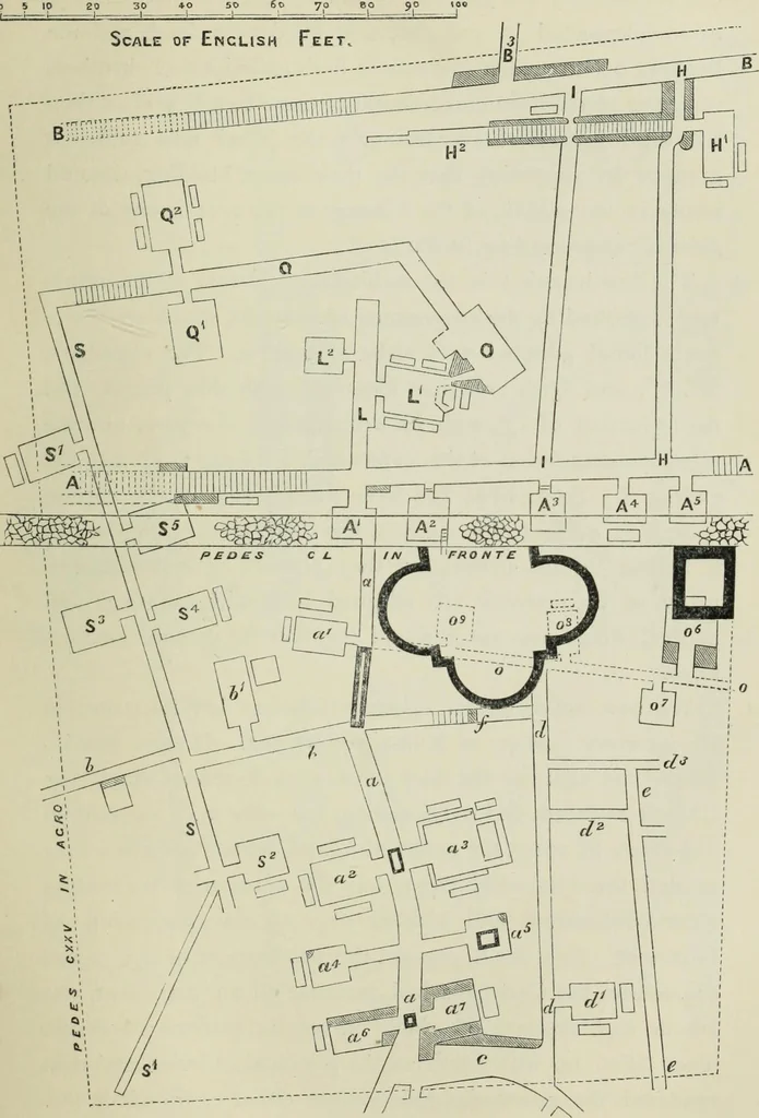 An illustration from Roma Sotterranea; or, Some account of the Roman catacombs especially of the cemetery of San Callisto, compiled from the works of Commendatore de Rossi with the consent of the author, 1869, leaf 376