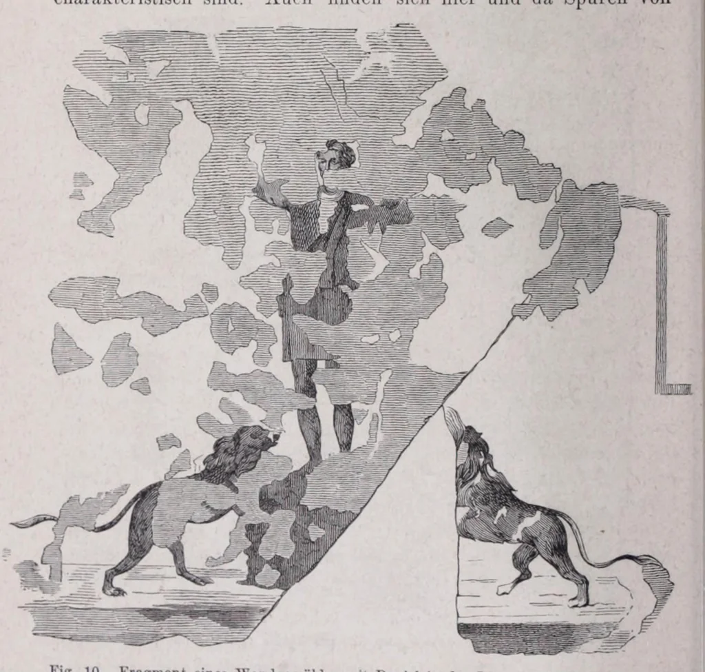 An illustration from Roma sotterranea : die römischen Katakomben. Eine Darstellung der neuesten Forschungen mit Zugrundelegung des Werkes, 1873, leaf 114