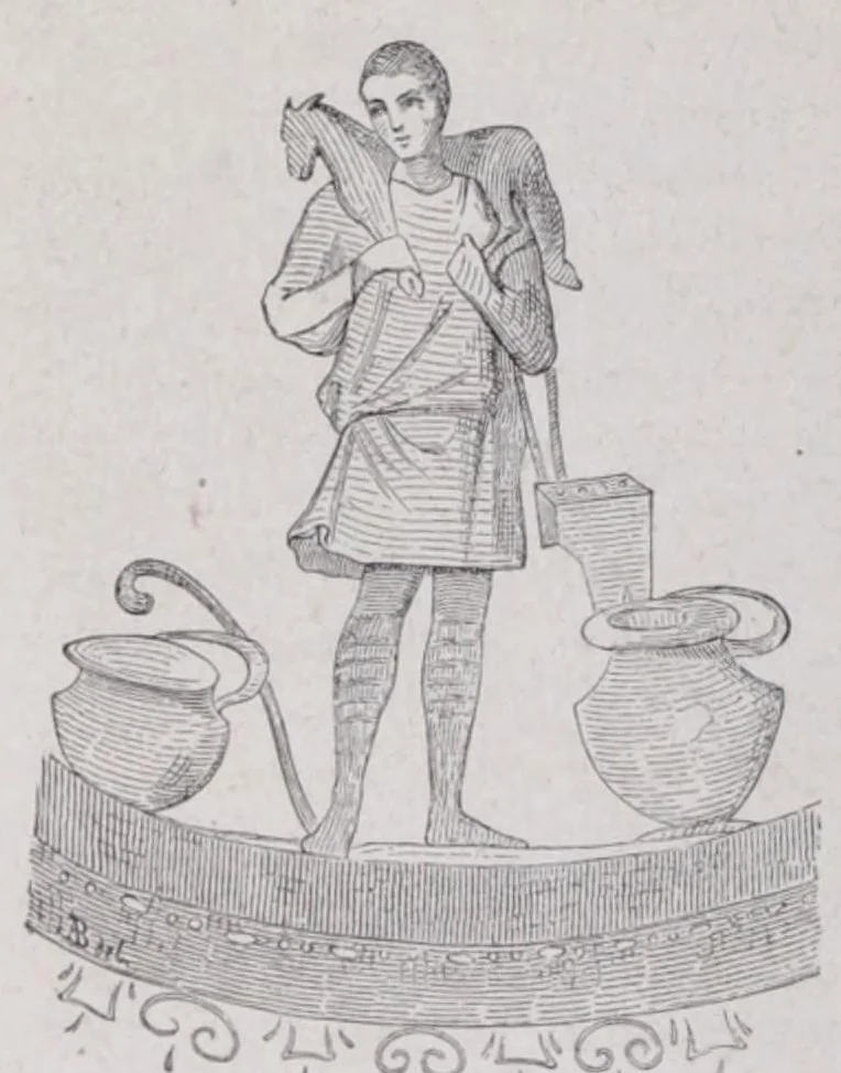 An illustration from Roma sotterranea : die römischen Katakomben. Eine Darstellung der neuesten Forschungen mit Zugrundelegung des Werkes, 1873, leaf 270