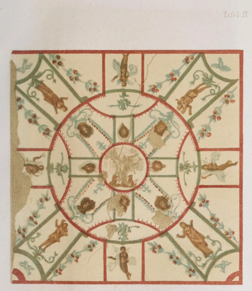 An illustration from Roma sotterranea : die römischen Katakomben. Eine Darstellung der neuesten Forschungen mit Zugrundelegung des Werkes, 1873, leaf 633