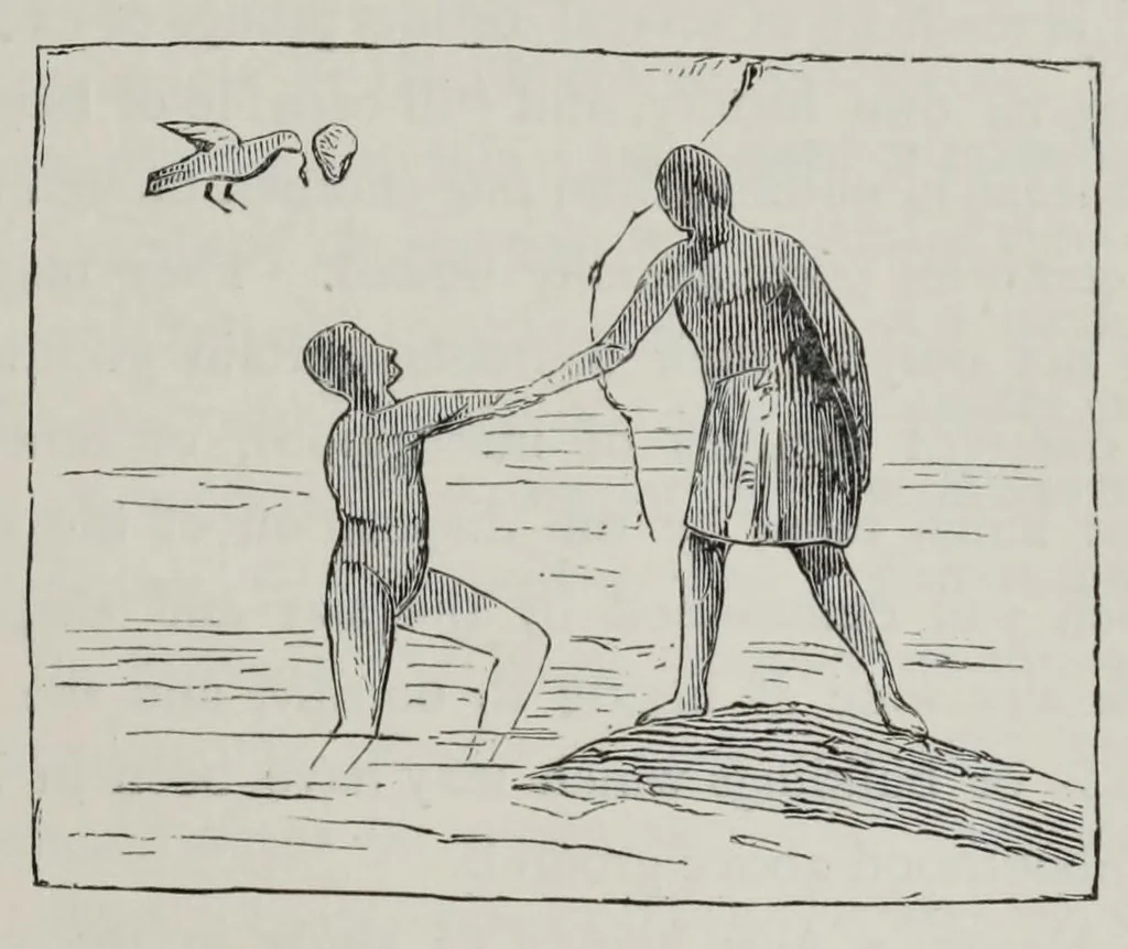 An illustration from Roma sotterranea : or some account of the Roman catacombs, especially of the cemetery of San Callisto, 1869, leaf 149