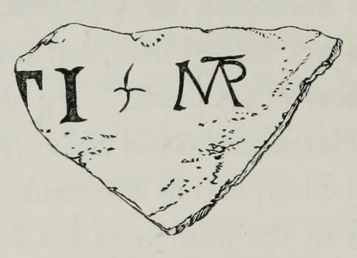 An illustration from Roma sotterranea : or some account of the Roman catacombs, especially of the cemetery of San Callisto, 1869, leaf 172