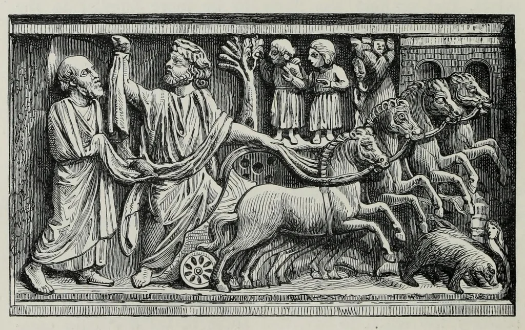 An illustration from Roma sotterranea : or some account of the Roman catacombs, especially of the cemetery of San Callisto, 1869, leaf 280