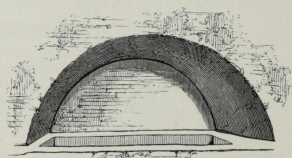 An illustration from Roma sotterranea : or some account of the Roman catacombs, especially of the cemetery of San Callisto, 1869, leaf 58