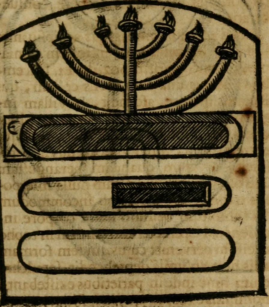 An illustration from Roma subterranea novissima : in qua antiqua christianorum et praecipue martyrum, coemeteria, tituli, monimenta, epitaphia, inscriptiones, ac nobiliora sanctorum sepulchra, tribus libris distincta, fideli enarratione pariter ac graphicis iconibus, ceu gemina face illustrantur : plurimaeque inde res ecclesiasticae declarantur, 1671, leaf 234