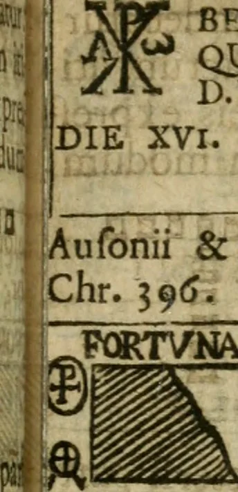 An illustration from Roma subterranea novissima : in qua antiqua christianorum et praecipue martyrum, coemeteria, tituli, monimenta, epitaphia, inscriptiones, ac nobiliora sanctorum sepulchra, tribus libris distincta, fideli enarratione pariter ac graphicis iconibus, ceu gemina face illustrantur : plurimaeque inde res ecclesiasticae declarantur, 1671, leaf 502