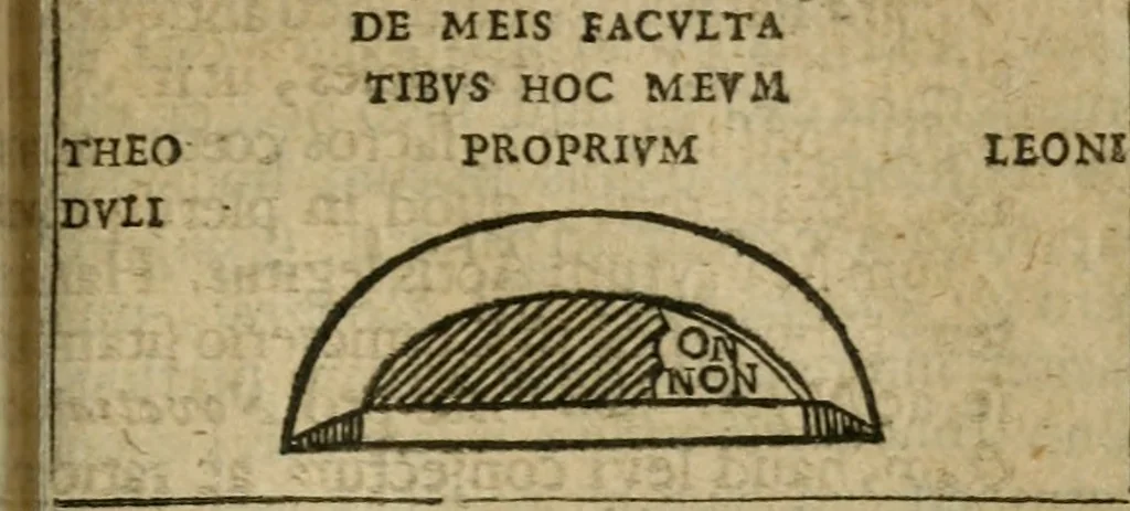 An illustration from Roma subterranea novissima : in qua antiqua christianorum et praecipue martyrum, coemeteria, tituli, monimenta, epitaphia, inscriptiones, ac nobiliora sanctorum sepulchra, tribus libris distincta, fideli enarratione pariter ac graphicis iconibus, ceu gemina face illustrantur : plurimaeque inde res ecclesiasticae declarantur, 1671, leaf 610