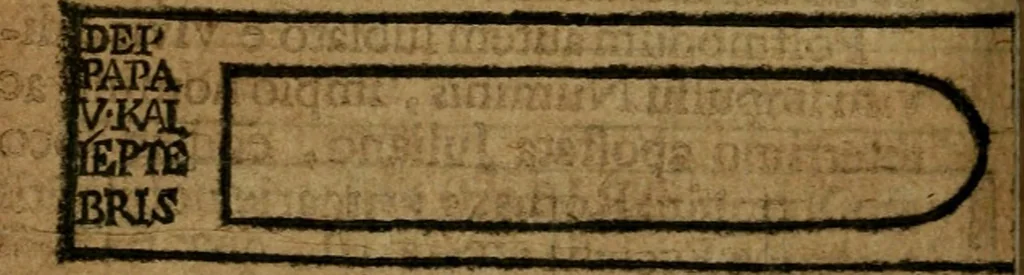 An illustration from Roma subterranea novissima : in qua antiqua christianorum et praecipue martyrum, coemeteria, tituli, monimenta, epitaphia, inscriptiones, ac nobiliora sanctorum sepulchra, tribus libris distincta, fideli enarratione pariter ac graphicis iconibus, ceu gemina face illustrantur : plurimaeque inde res ecclesiasticae declarantur, 1671, leaf 613