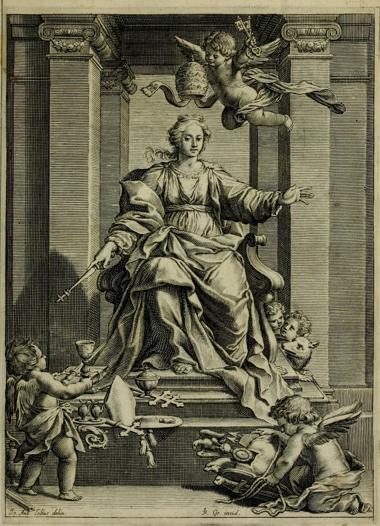 An illustration from Roma vetus ac recens vtriusque aedificiis ad eruditam cognitionem expositis, 1639, leaf 4