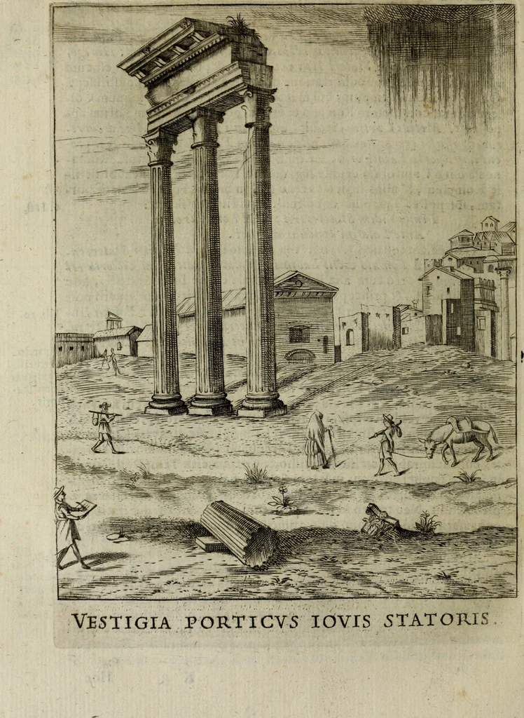 An illustration from Roma vetus ac recens, vtriusque aedificiis ad eruditam cognitionem expositis, 1665, leaf 171