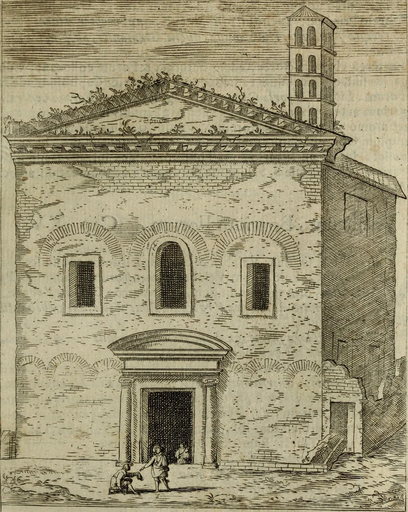 An illustration from Roma vetus ac recens, vtriusque aedificiis ad eruditam cognitionem expositis, 1665, leaf 178