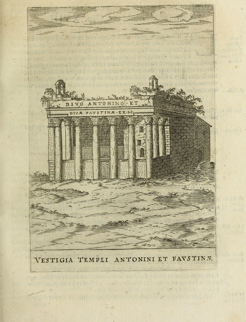 An illustration from Roma vetus ac recens, vtriusque aedificiis ad eruditam cognitionem expositis, 1665, leaf 192