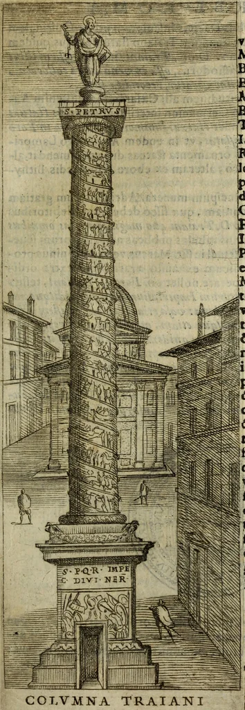 An illustration from Roma vetus ac recens, vtriusque aedificiis ad eruditam cognitionem expositis, 1665, leaf 218