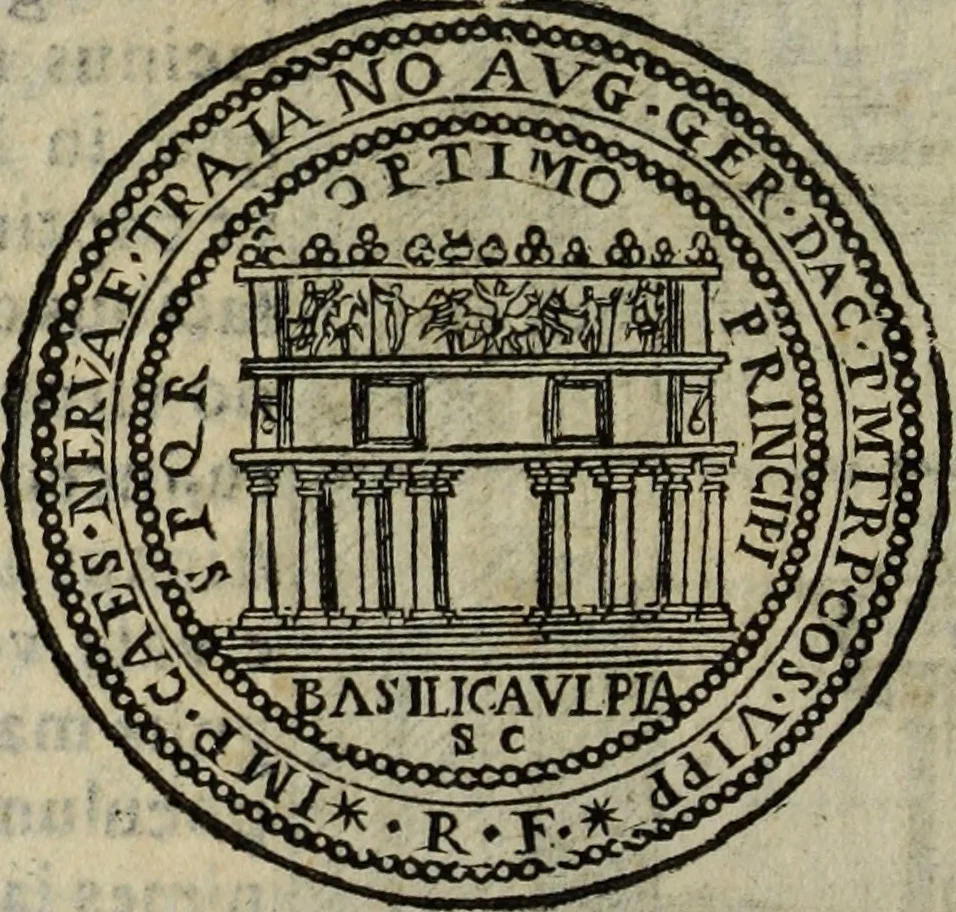 An illustration from Roma vetus ac recens, vtriusque aedificiis ad eruditam cognitionem expositis, 1665, leaf 219