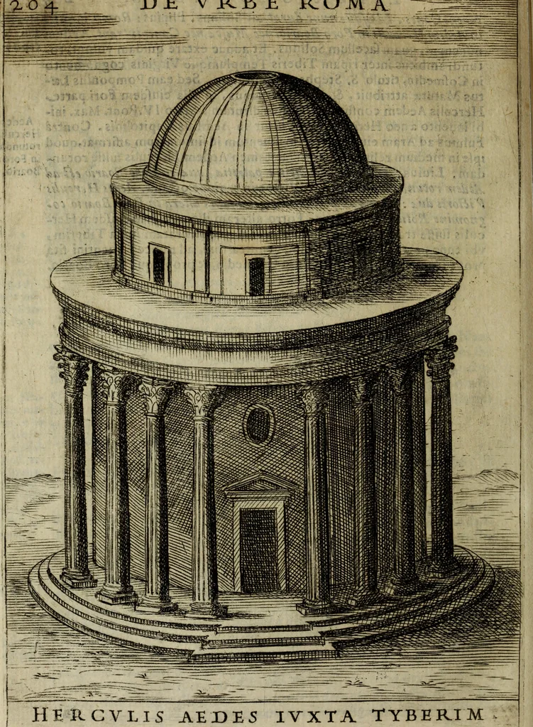 An illustration from Roma vetus ac recens, vtriusque aedificiis ad eruditam cognitionem expositis, 1665, leaf 225