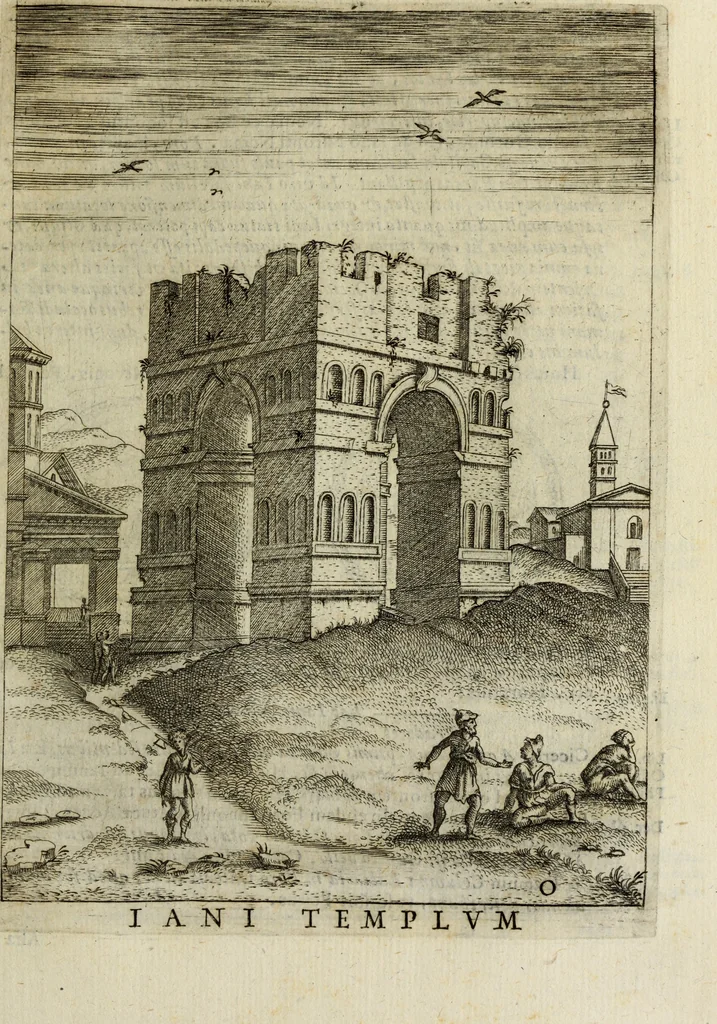 An illustration from Roma vetus ac recens, vtriusque aedificiis ad eruditam cognitionem expositis, 1665, leaf 230